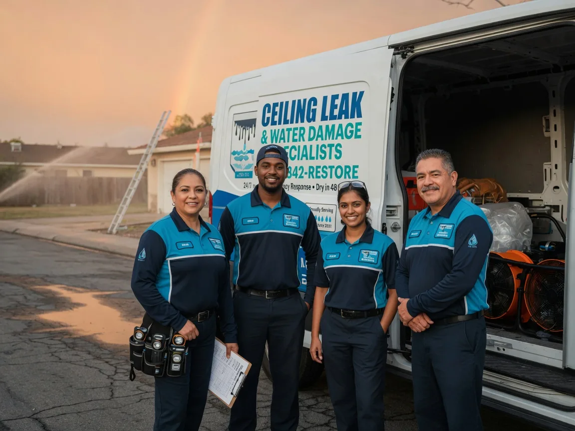 Ceiling Leak Cleanup company in Plaza, ND